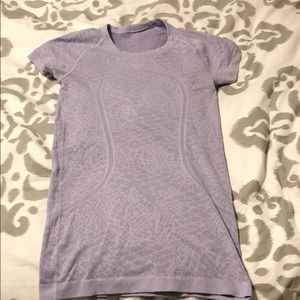 Short Sleeve Light Purple Lululemon Shirt